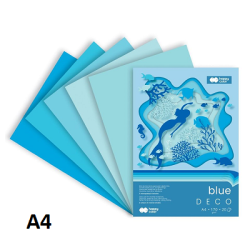 BLOK DECO  A4/20szt  NIEBIESKI 170gr /5/ HAPPY COLOR / HA 3717 2030-032 / 1520-032